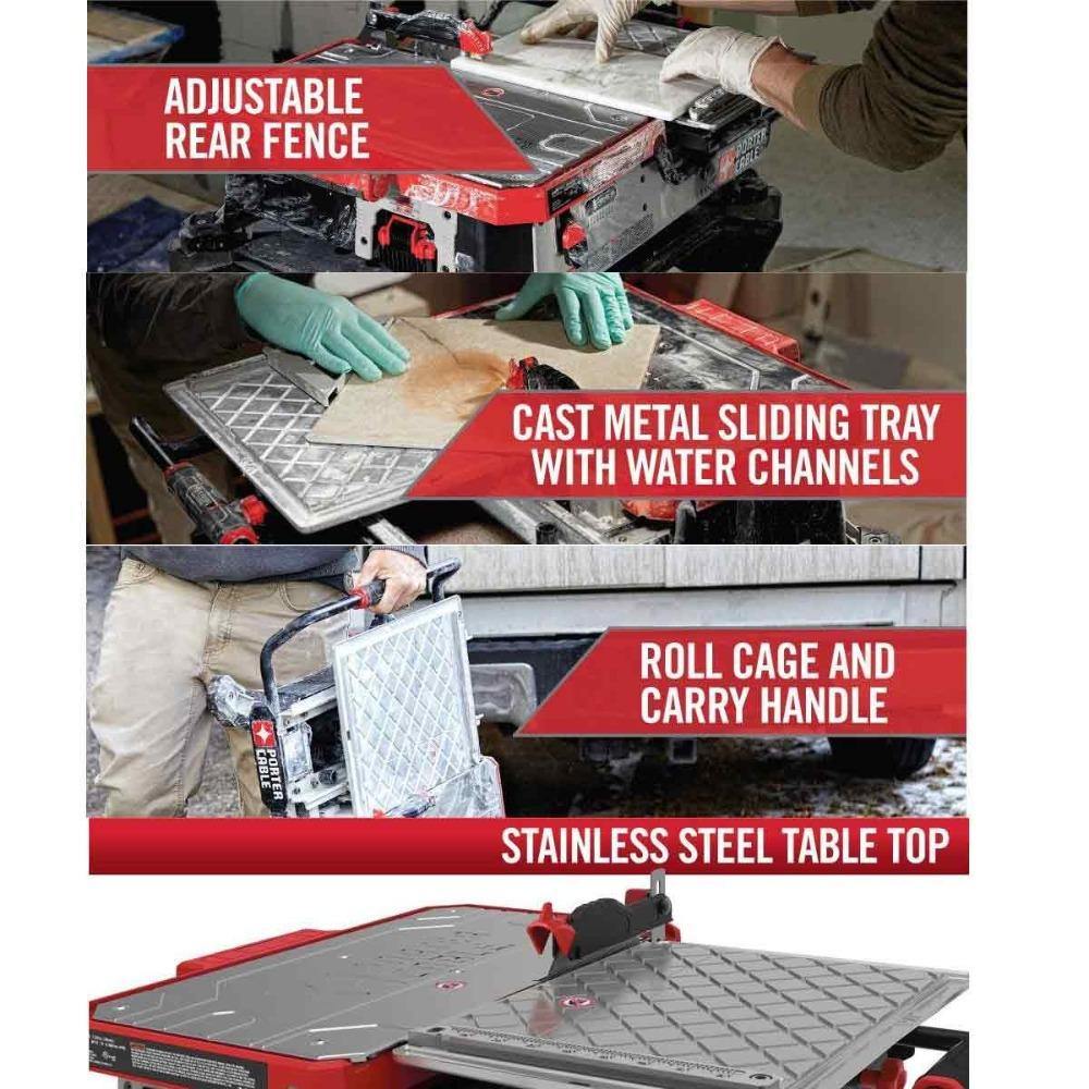 Porter Cable PCE980 7" Portable Tile Saw - Image 4