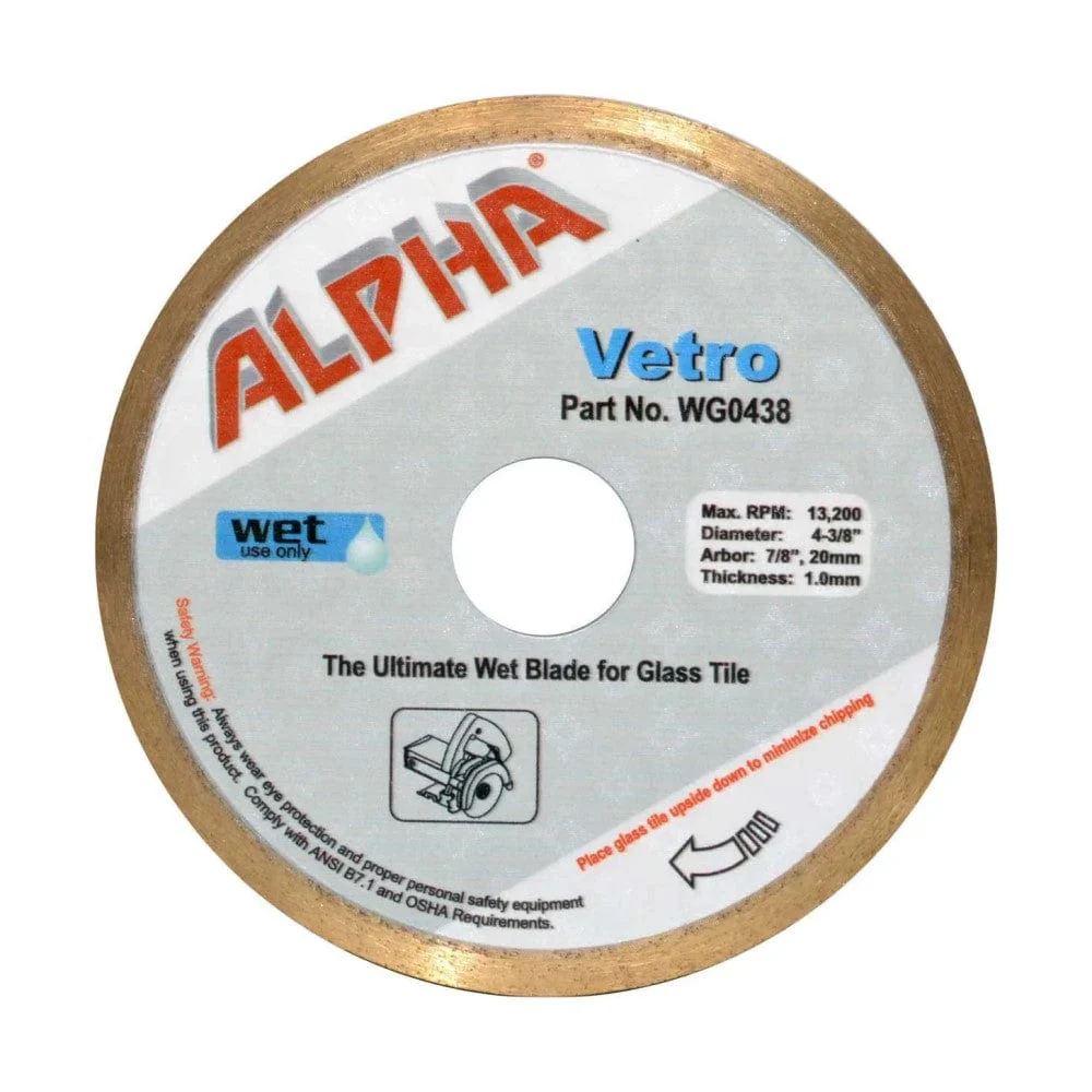 Alpha Vetro Wet Blade for Glass Tile - Image 4