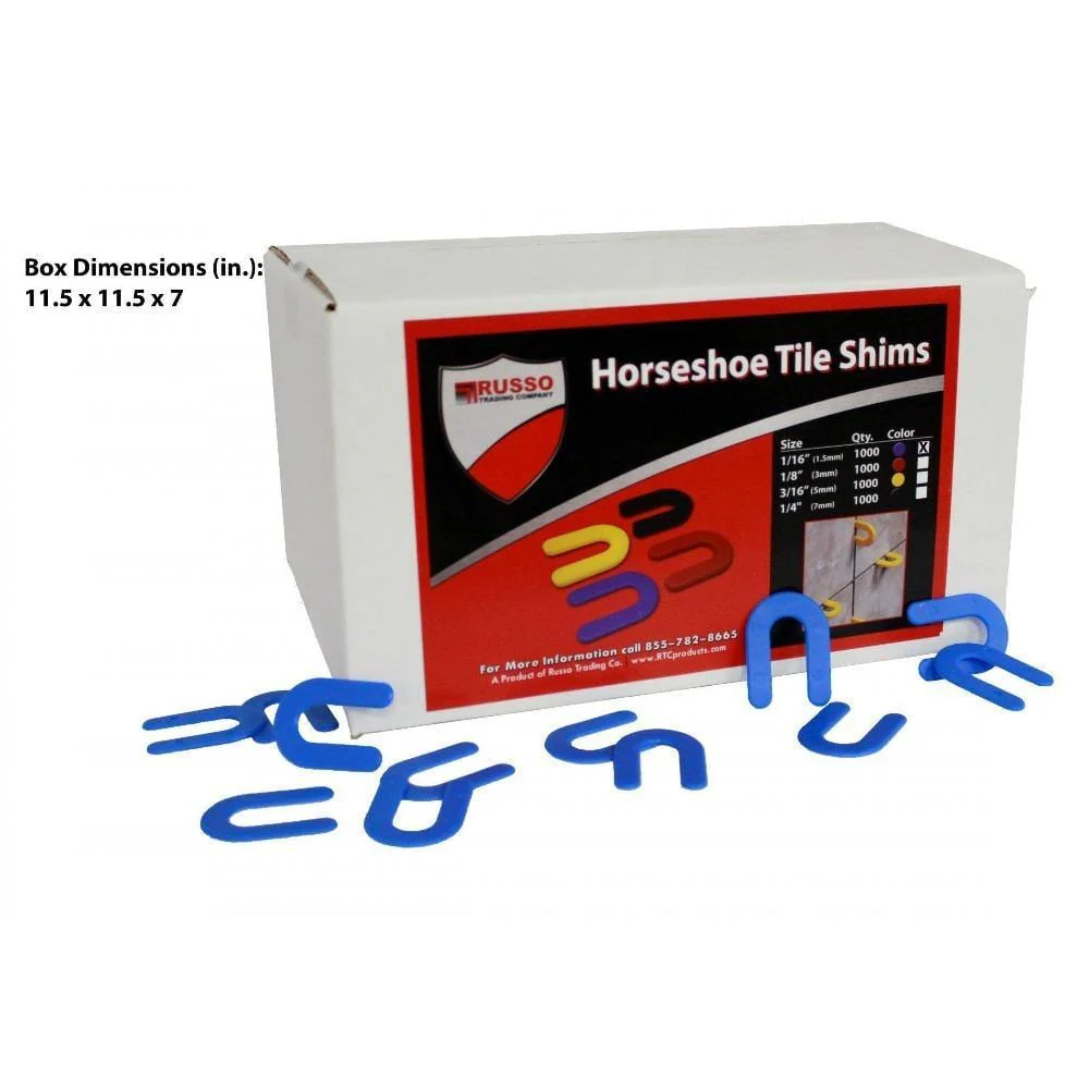 RTC Products Bulk Horseshoe Tile Spacers