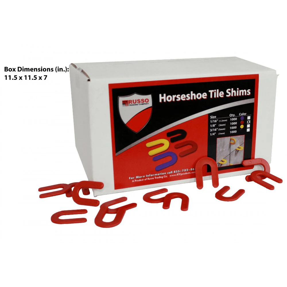 RTC Products Bulk Horseshoe Tile Spacers - Image 2