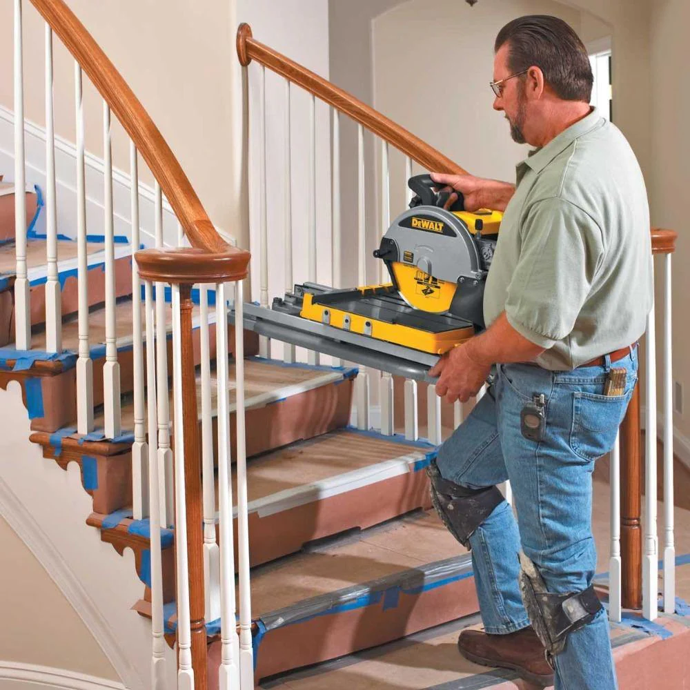 Dewalt D24000S Continuous Duty Wet Tile Saw With Stand - Image 9