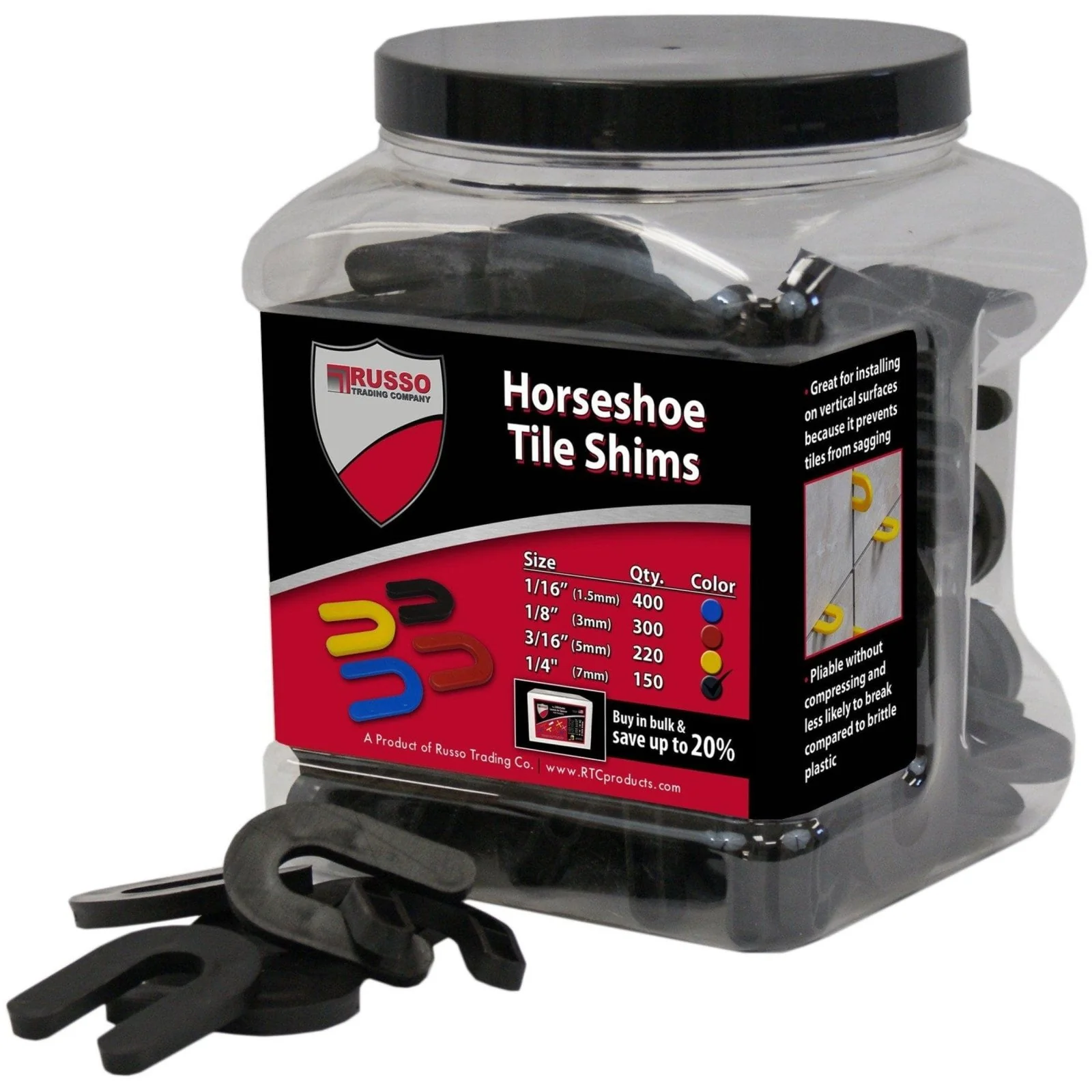 RTC Products Horseshoe Tile Spacers - Image 3