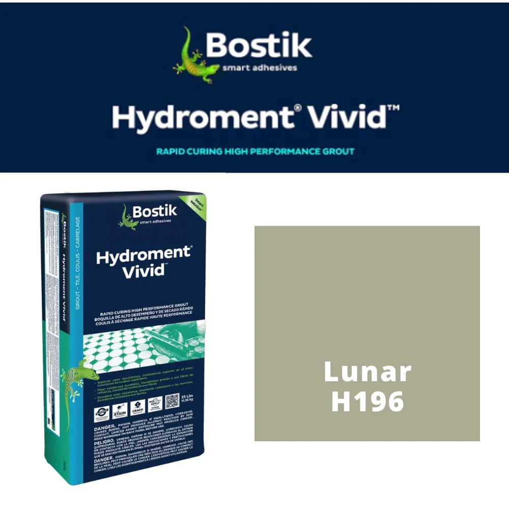 Hydroment® Vivid™ Grout - High Performance, Rapid Curing Cement Grout | 25 lb. Bag - Image 15