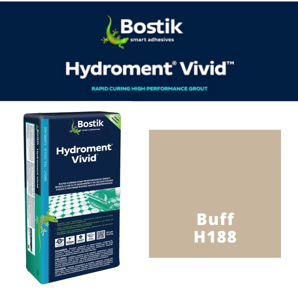 Hydroment® Vivid™ Grout - High Performance, Rapid Curing Cement Grout | 25 lb. Bag - Image 16