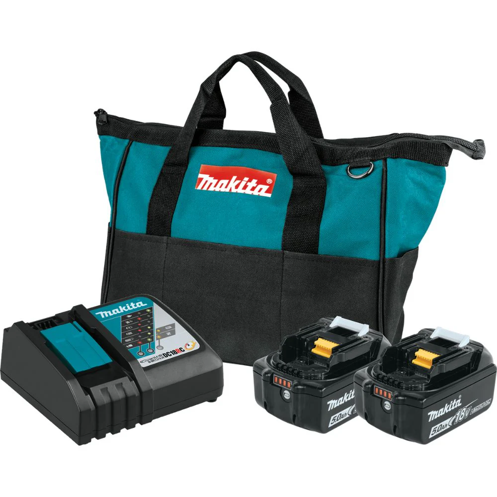 Makita 18V LXT® Lithium‑Ion Battery and Rapid Optimum Charger Starter Pack