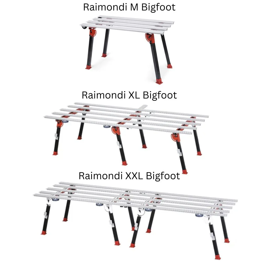 Raimondi Bigfoot Work Benches for Large Format Tile