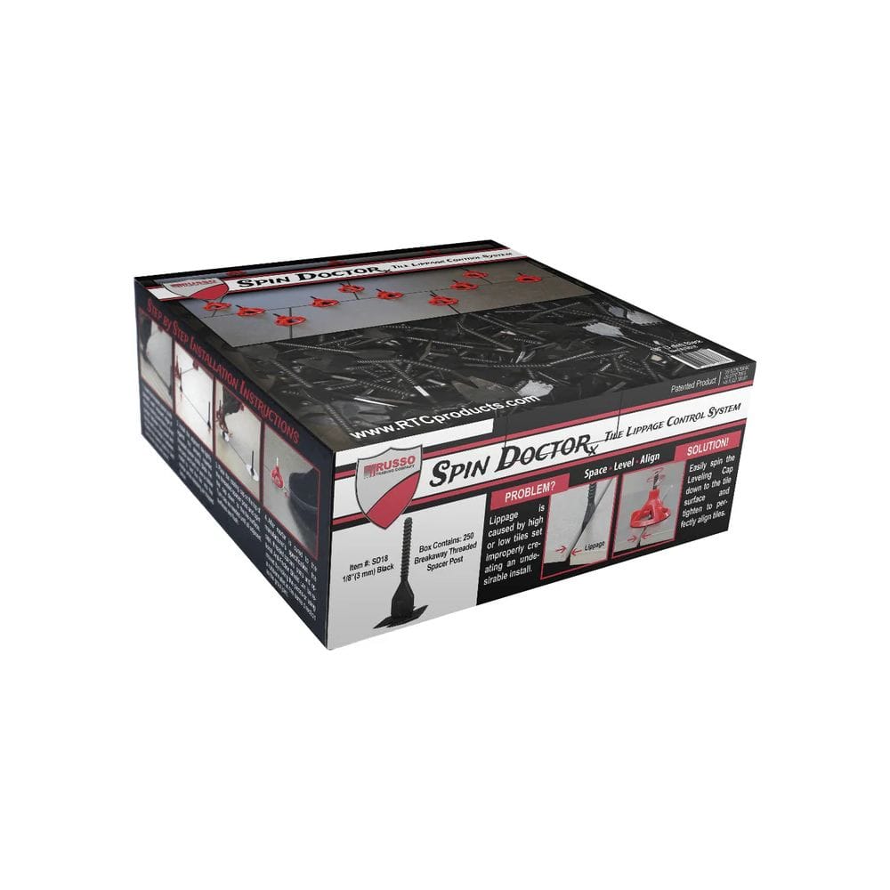 Russo Trading Company Spin Doctor Tile Leveling System 1/8″ Base - Image 3