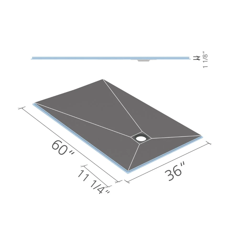 wedi Fundo Curbless Shower Base - Image 4