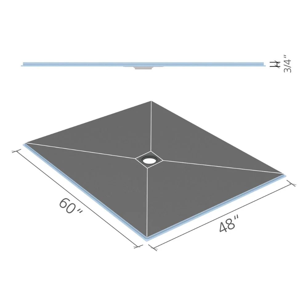 wedi Fundo Curbless Shower Base - Image 5