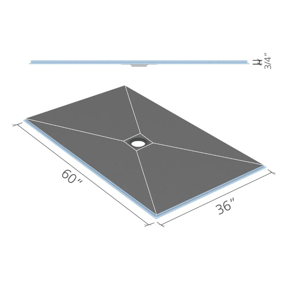wedi Fundo Curbless Shower Base - Image 6