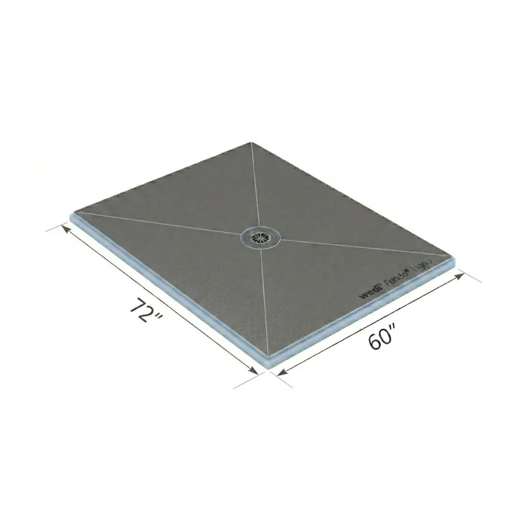 wedi Fundo Center Drain Shower Base - Image 17