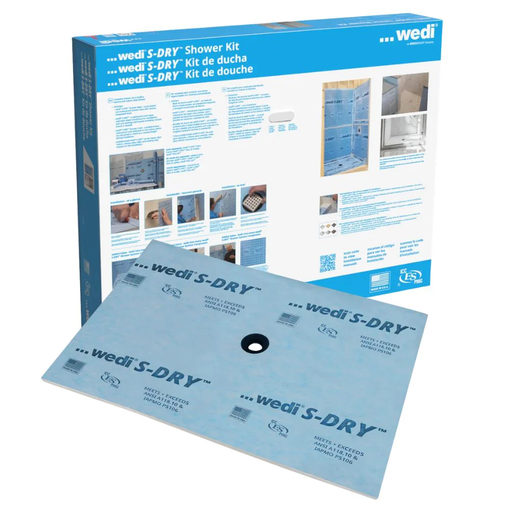 wedi S-Dry Shower Kit